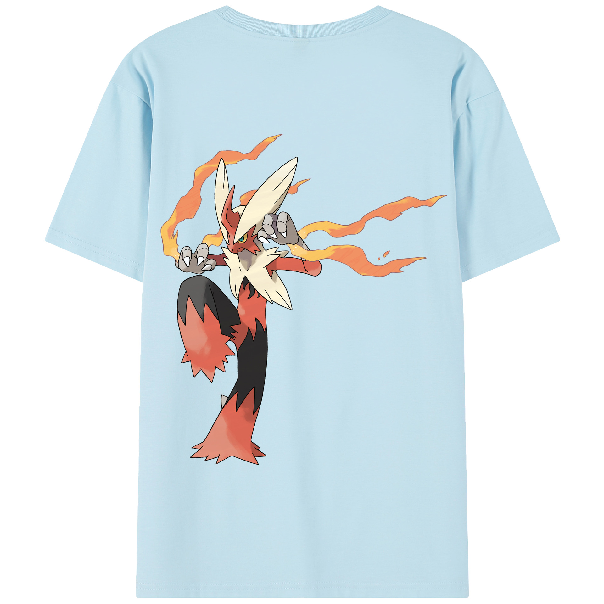 （画像用） ポケットモンスター Pokémon 綿100％半袖Tシャツ（背面プリント）